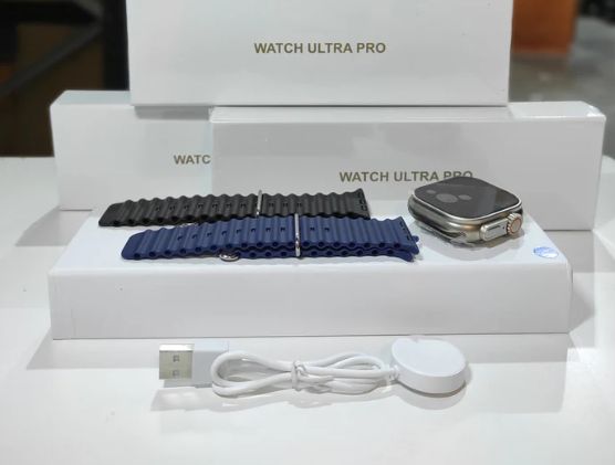 Smartwatch Ultra Pro con 2 correas ( gris + negro )